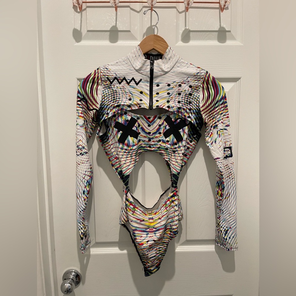 Badinka Xxtravagant Shrug 2 Piece Bodysuit Size M